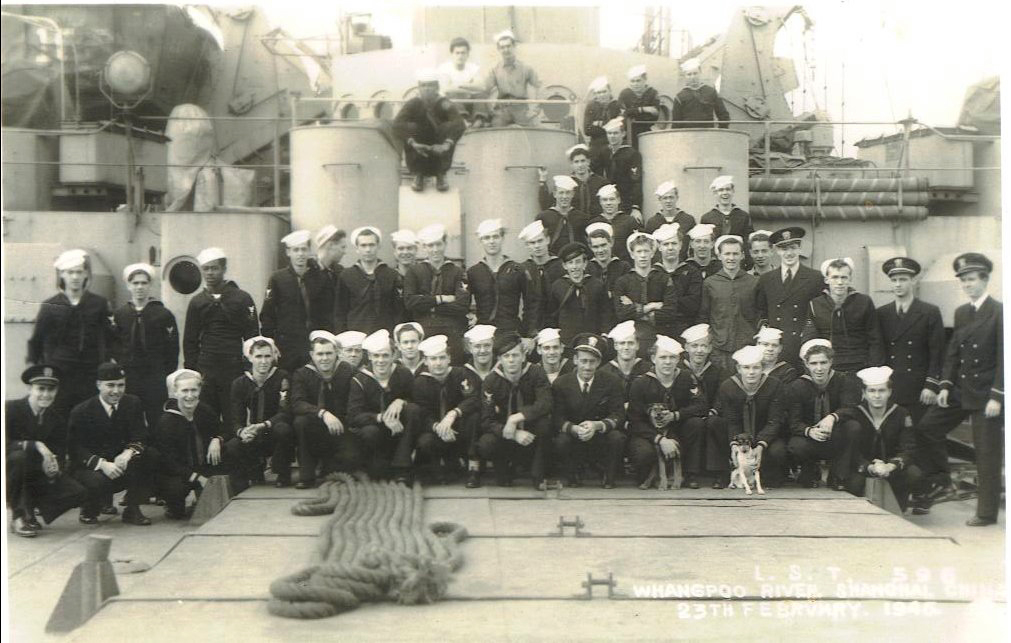 Group pic from Marco Pici, sailor on LST 596